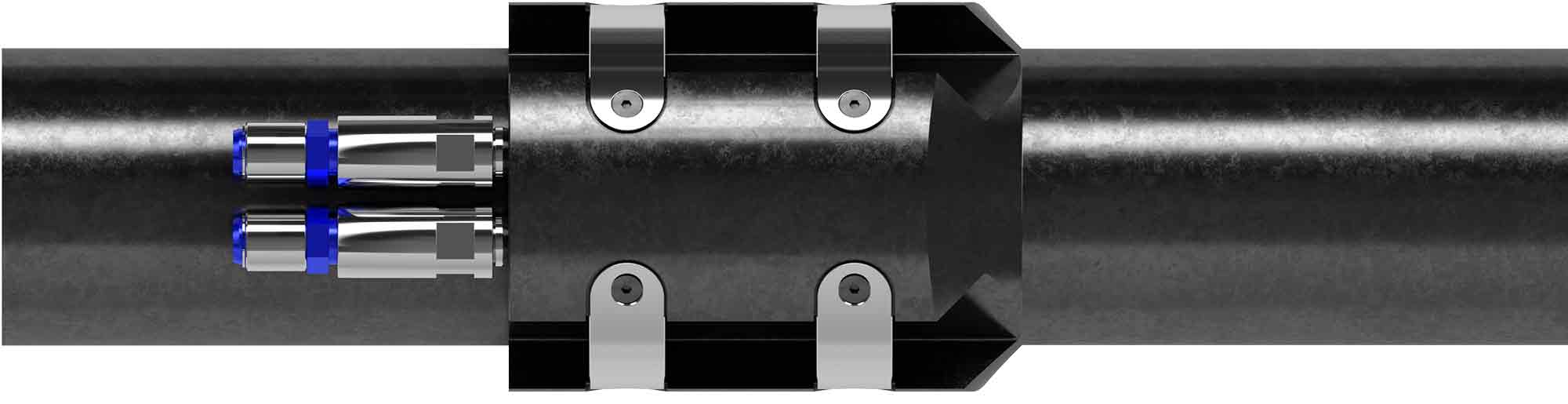 DCIN-II chemical injection system configured for simultaneous injection of two chemical
treatments at the same depth.