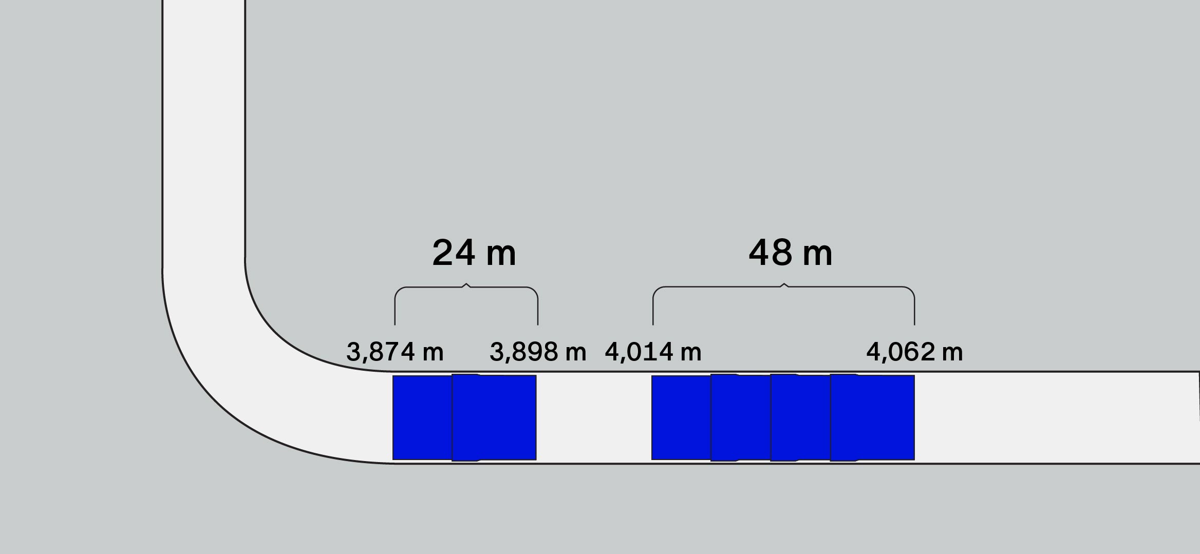 Schematic shows six expandable steel patches overlapped to repair damaged screens in horizontal well.