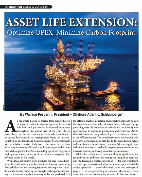 Opex Lss Asset Life Extension: Optimize OPEX, Minimize Carbon Footprint | SLB