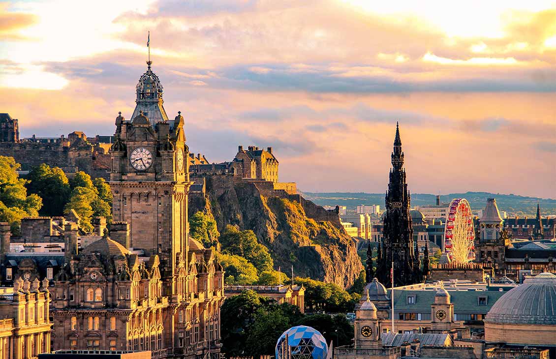 Edinburgh skyline, Scotland