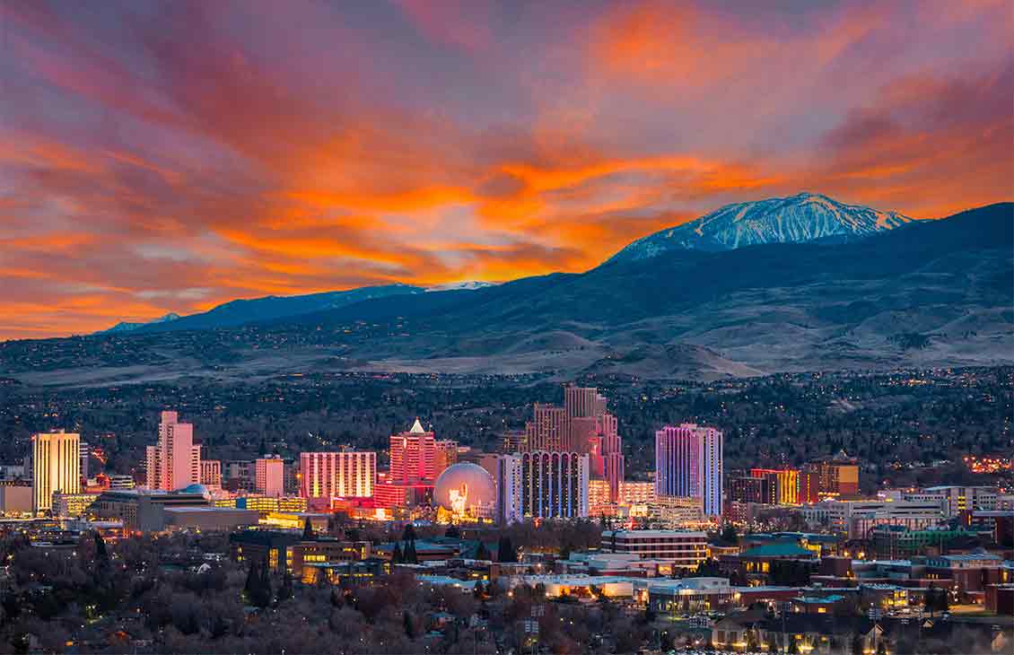 Reno, Nevada skyline