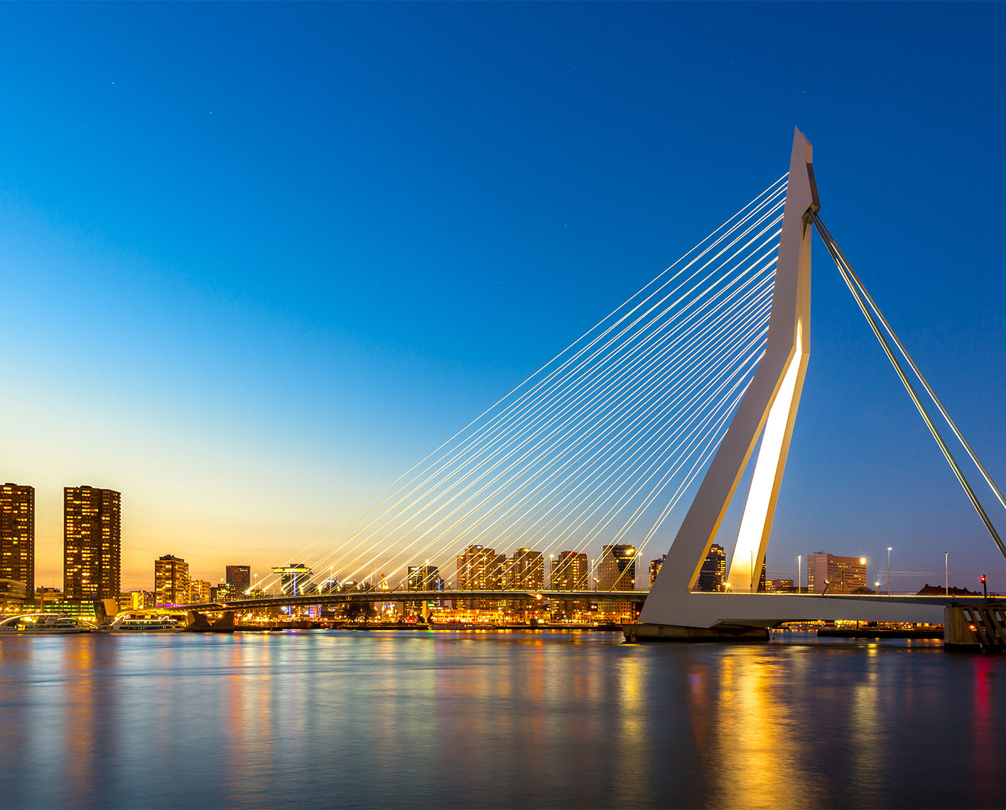 Erasmus bridge Rotterdam, Netherlands