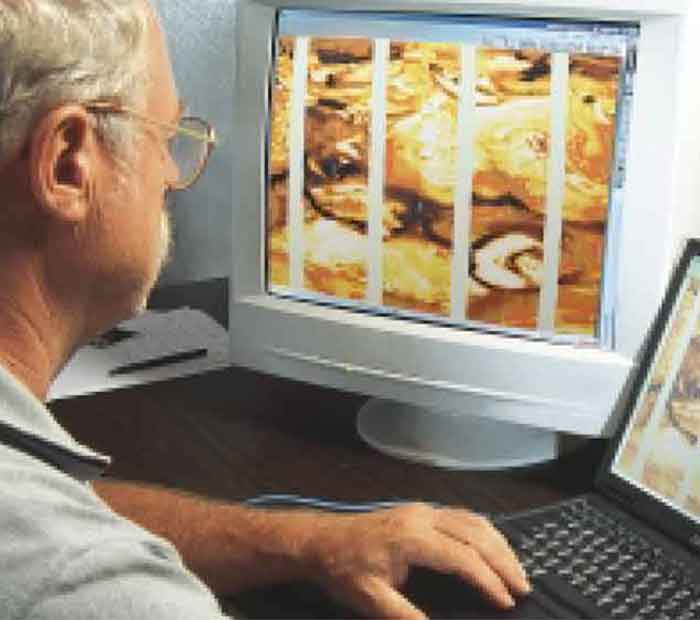 Platform Express log, 1995. In addition to supplying new measurements, scientists and engineers improved mature measurements. The Platform Express* service greatly speeds rig-up, logging, calibration and processing of the traditional triple-combo system