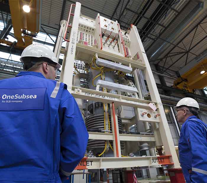 Schlumberger history OneSubsea multiphase compressor