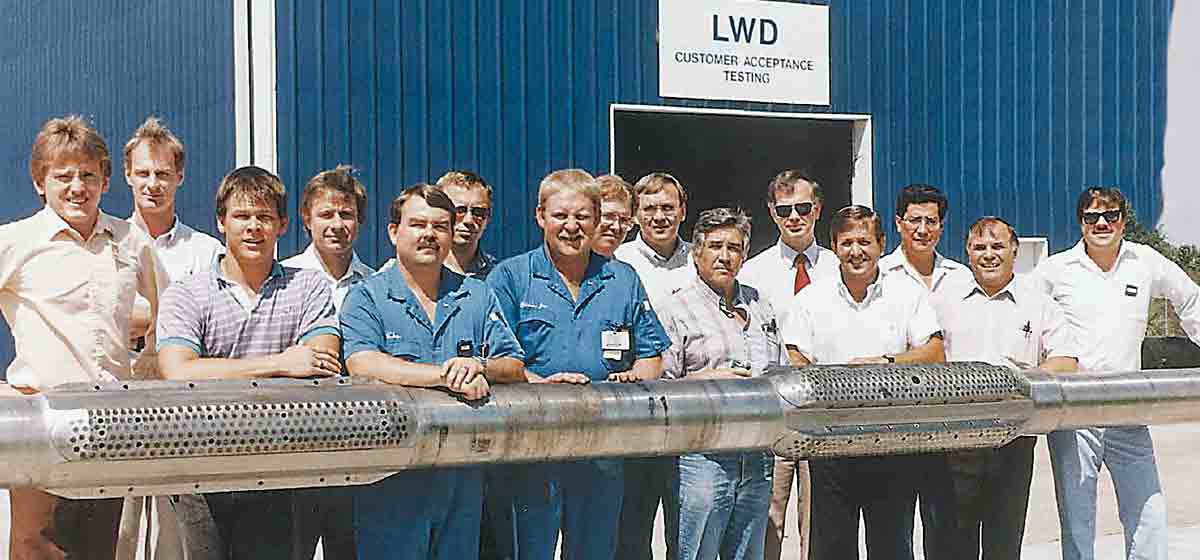 Schlumberger history 1980 LWD team