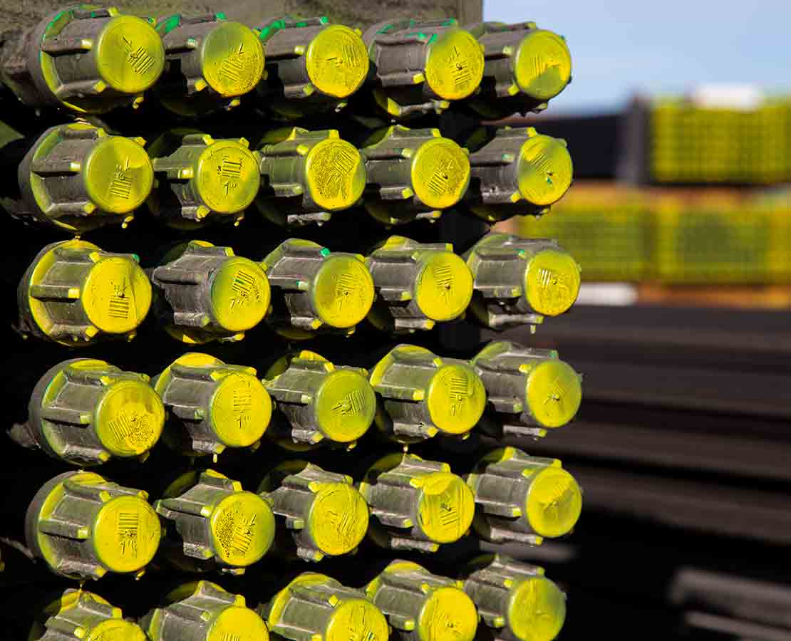 Stack of insert pumps.