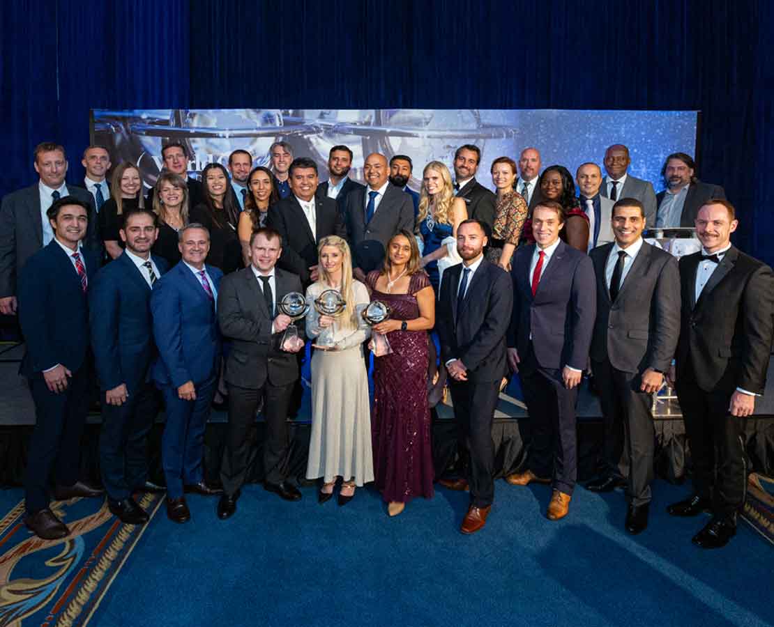 Schlumberger employees at the 2022 World Oil Awards