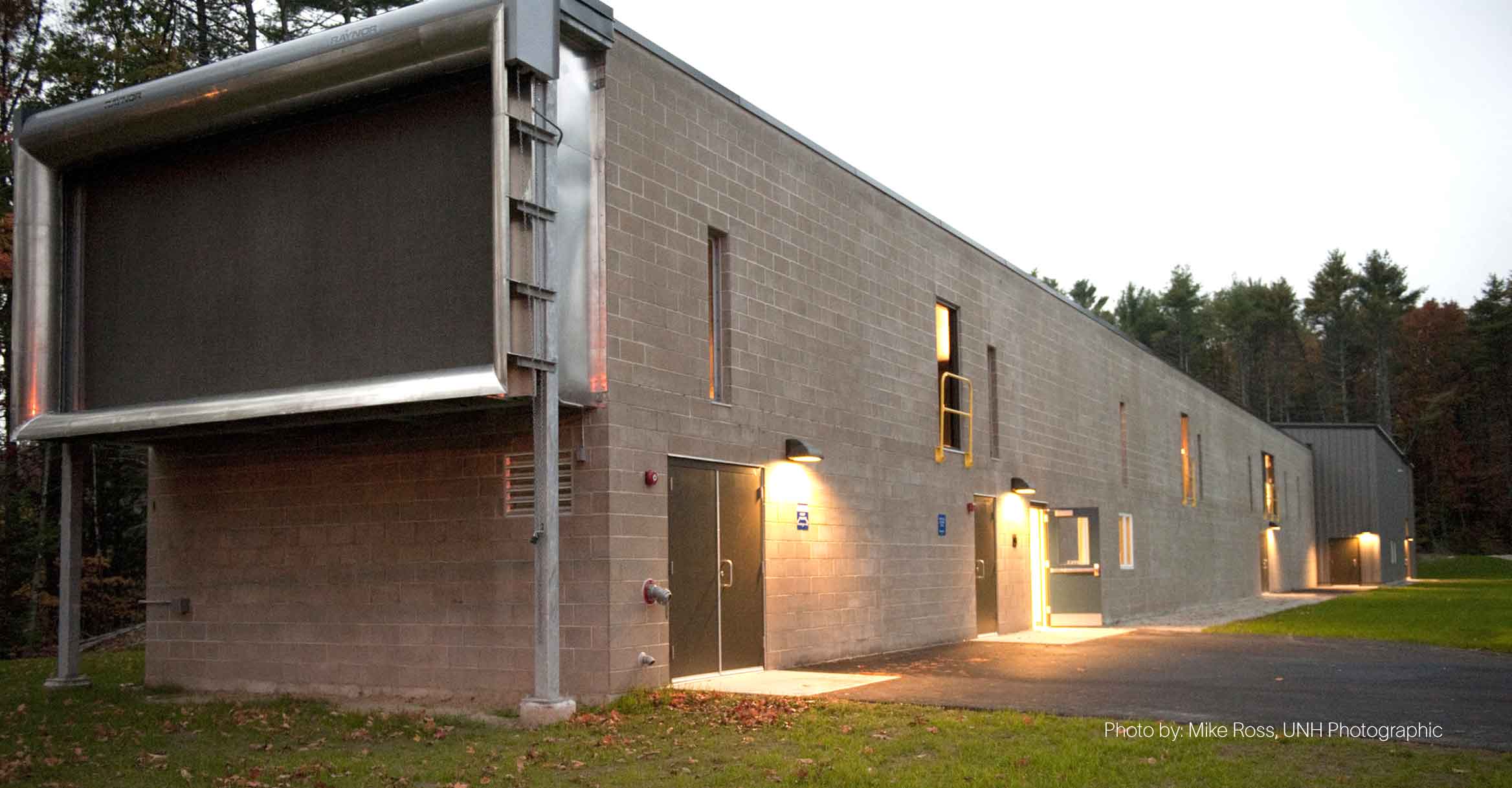 UNH wind tunnel, photo by Mike Ross.