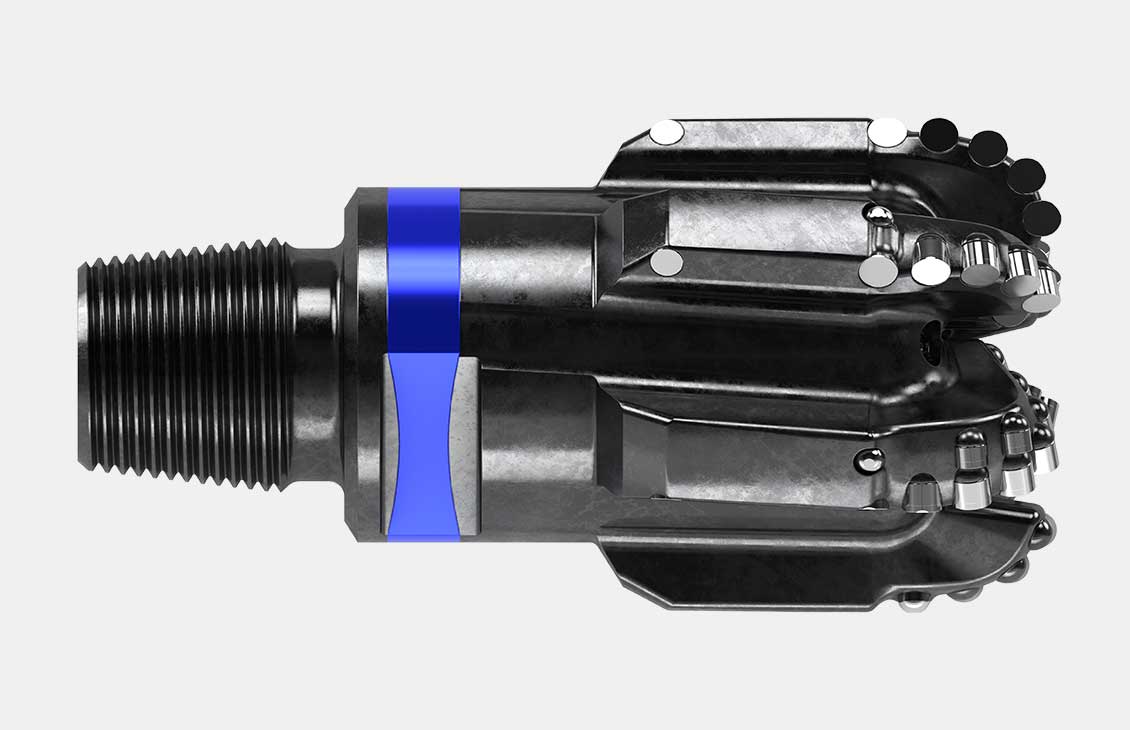 Thermal-resistant diamond element bit.