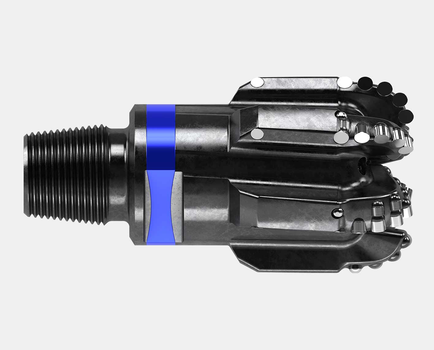 Thermal-resistant diamond element bit.