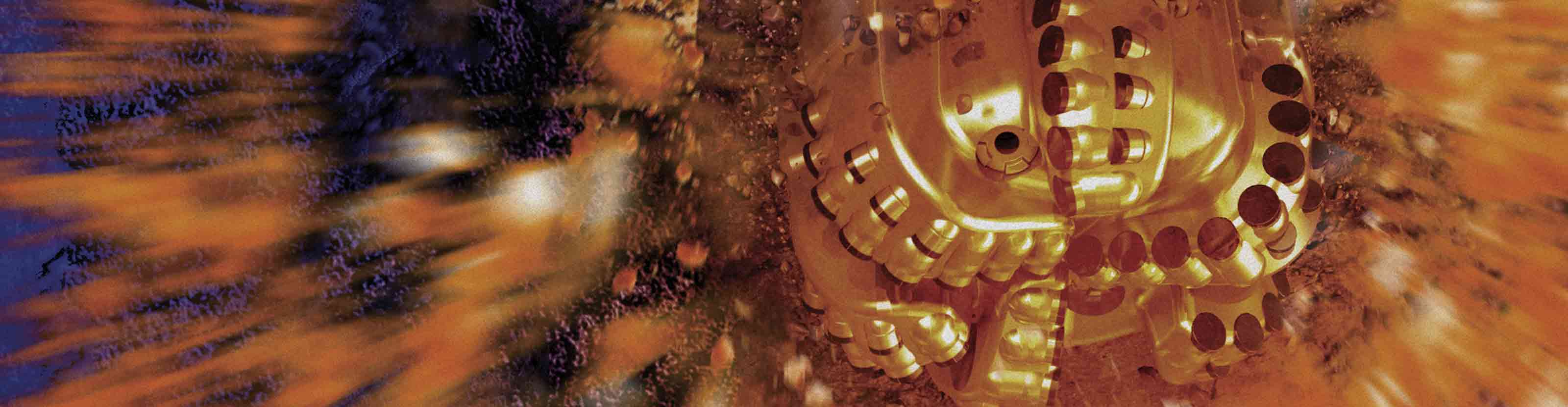 illustration of FireStorm bit breaking through formation