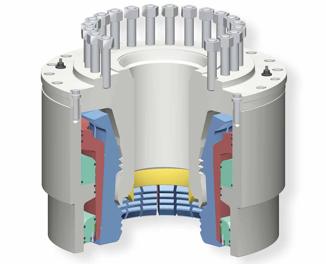 HCH4 Collet Connector 3D Model