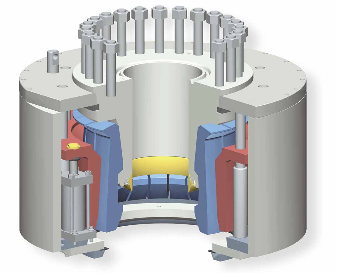 Model 70 Collet Connector 3D Model