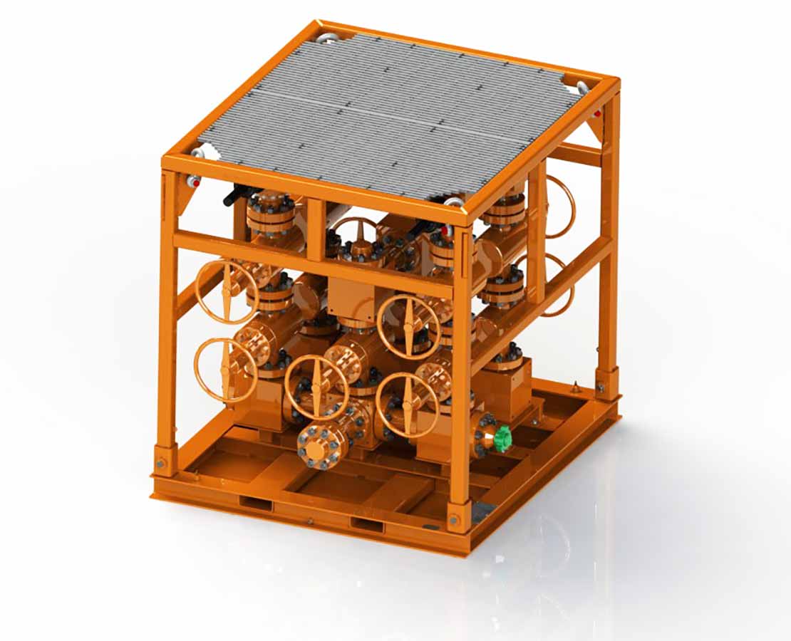 MPD U-Shape Manifolds 3D Model