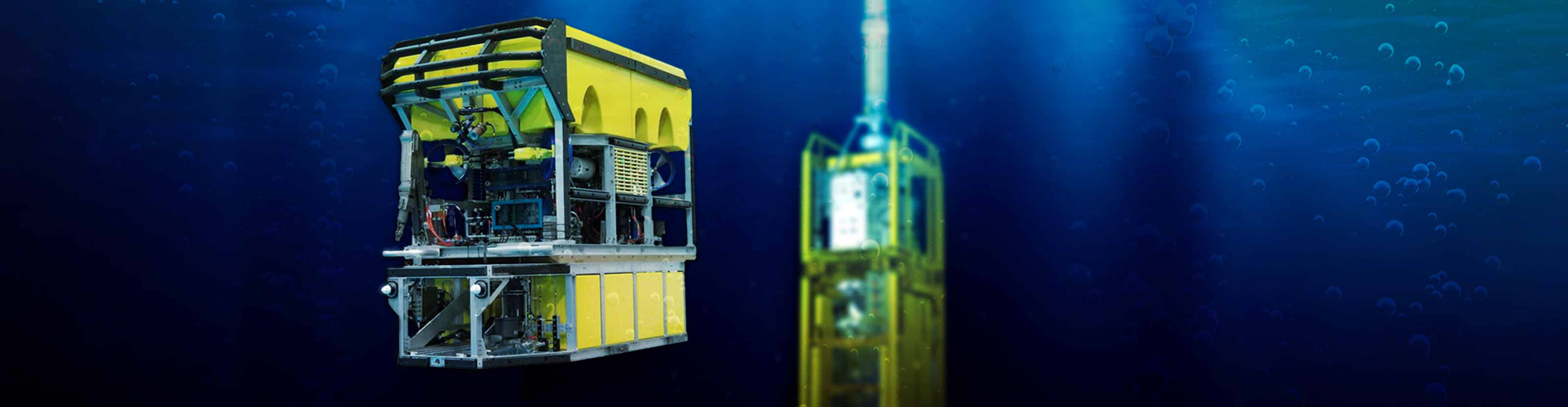 Cameron Drilling service photo with subsea BOP stack
