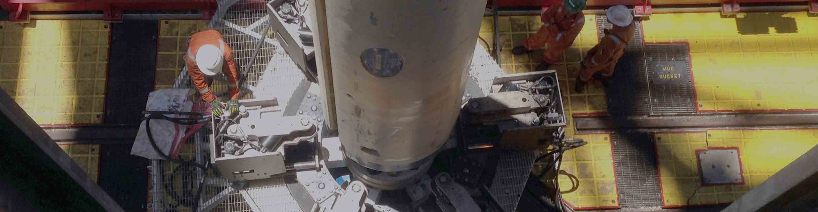 Automated riser-flange-bolt torque system on rig