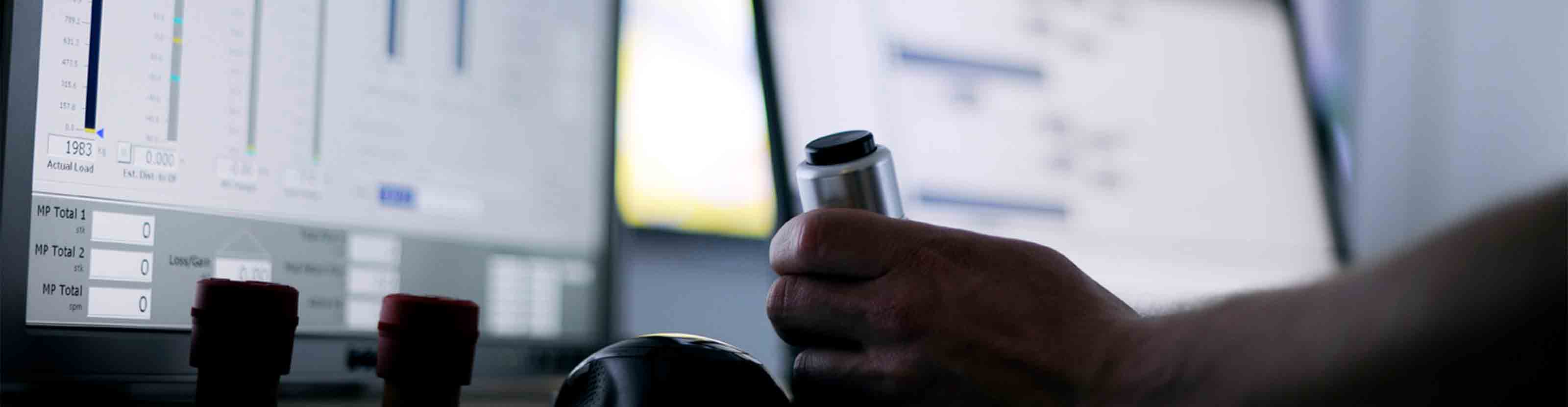 Closeup of a computer screen showing the OnTrack System