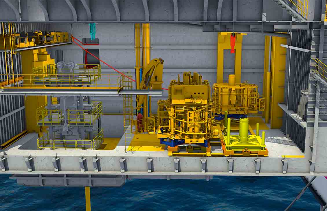 A complete range of BOP handling systems for semisubmersibles, drillships, platforms, and jack-ups