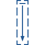 Blue arrow pointing down