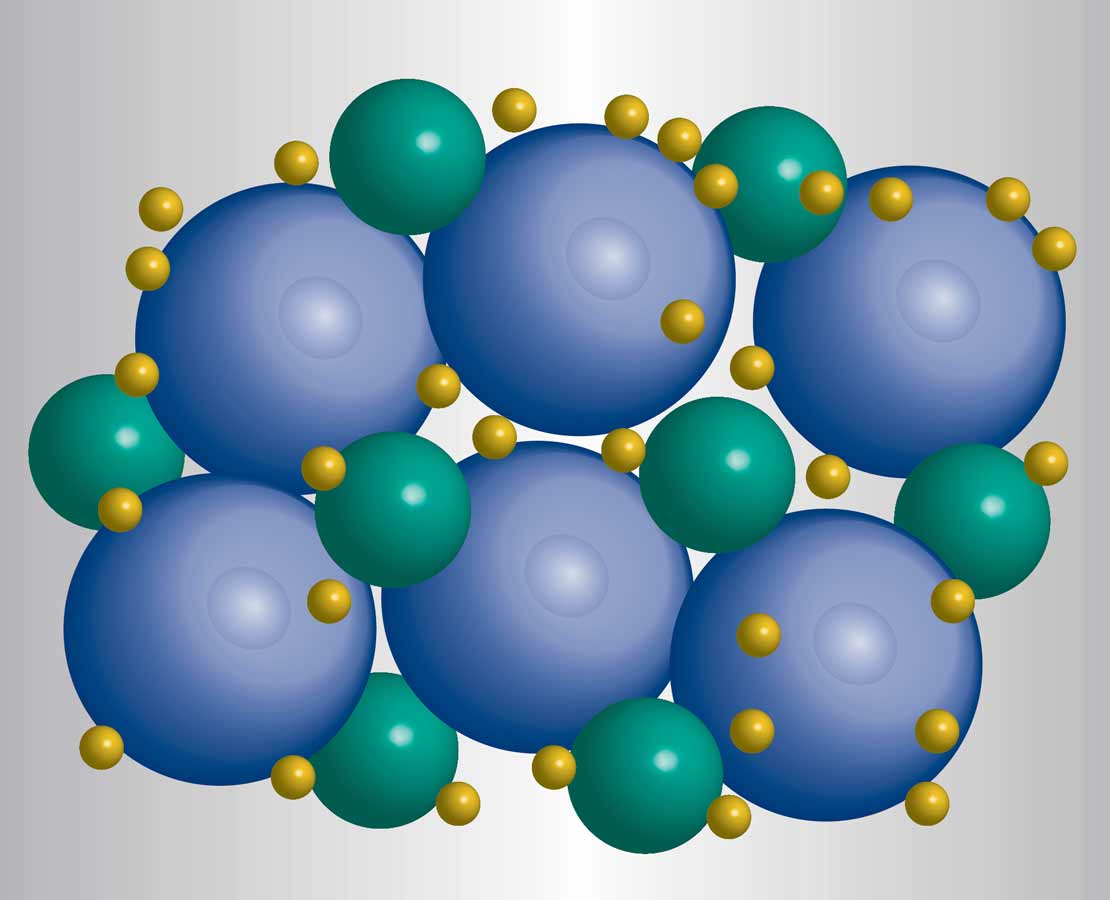 Standard cement slurries require water to ﬁll the void between particles. CemCRETE slurries ﬁll the interparticle void with more solids, giving superior cement properties.