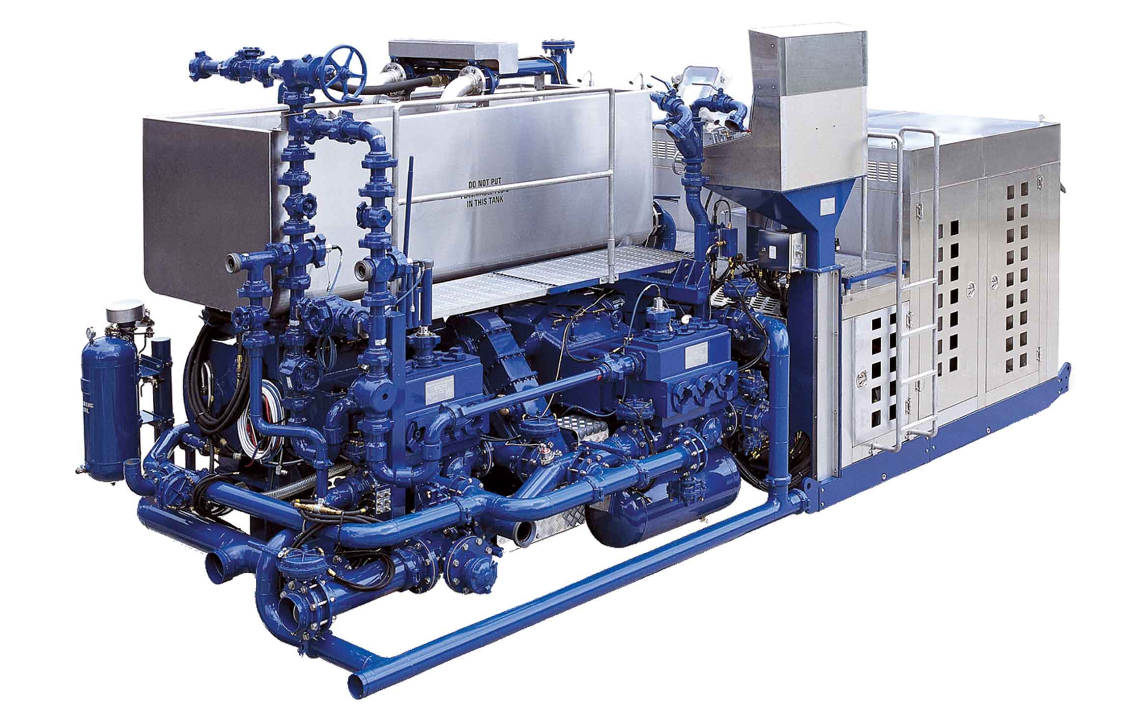 The CPS 361 cement-pumping skid.