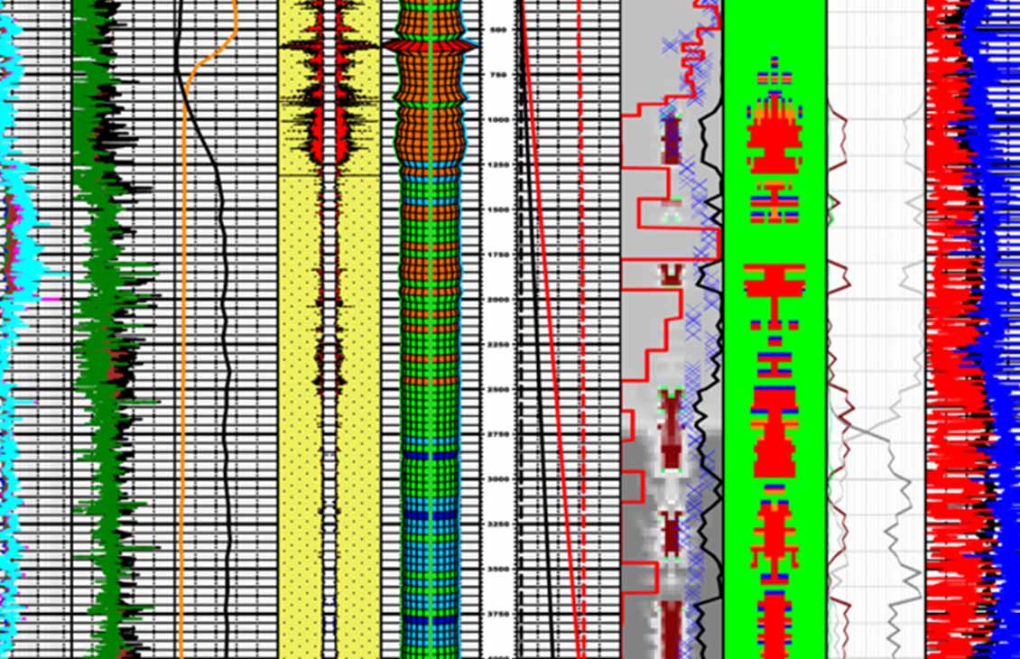 cement evaluation - card - log