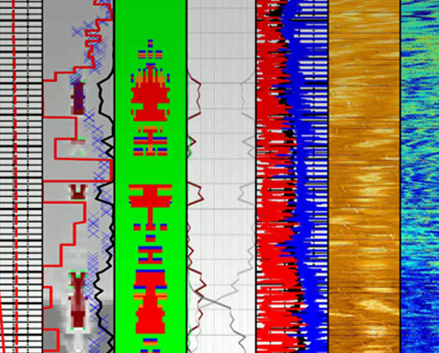 Cement evaluation log.