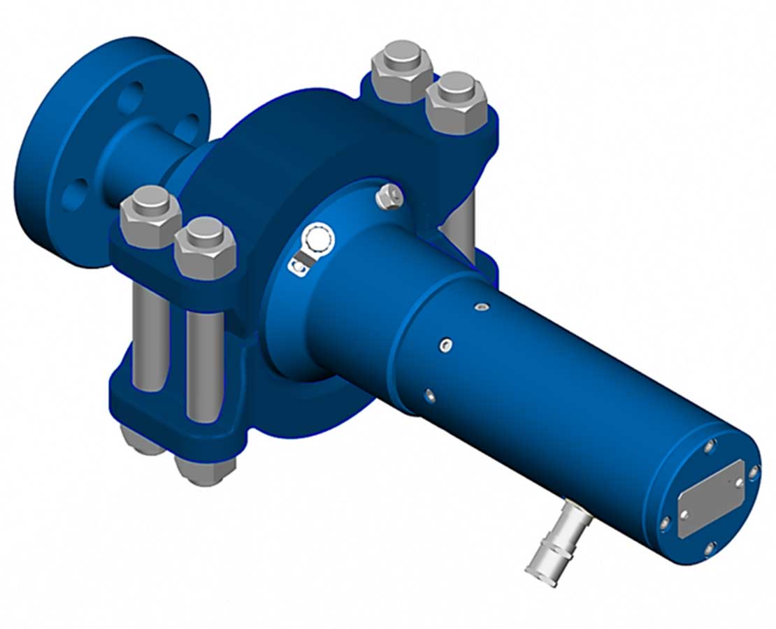 Hybrid wellhead outlet.