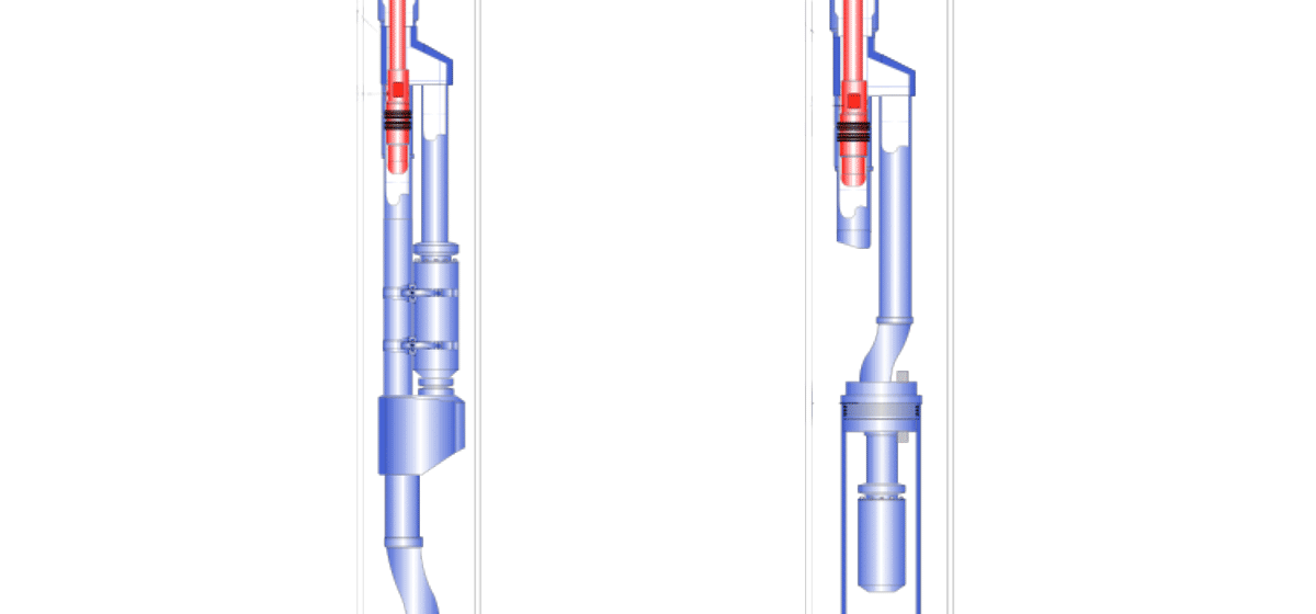 Flexible but robust engineering design enables KOC to produce oil and inject water simultaneously in each well, regardless of whether the production zone is above or below the injection zone.