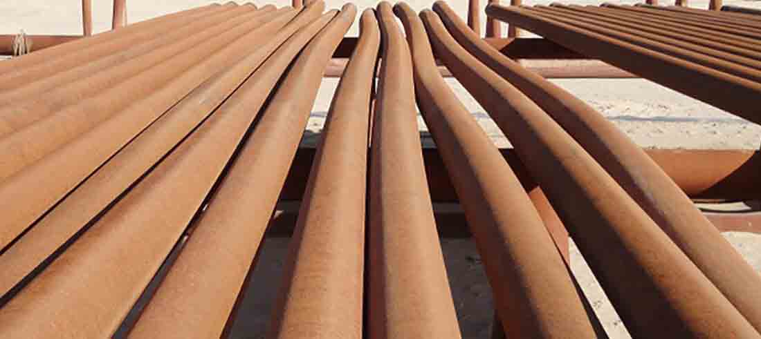 Drilling pipes that have been bent