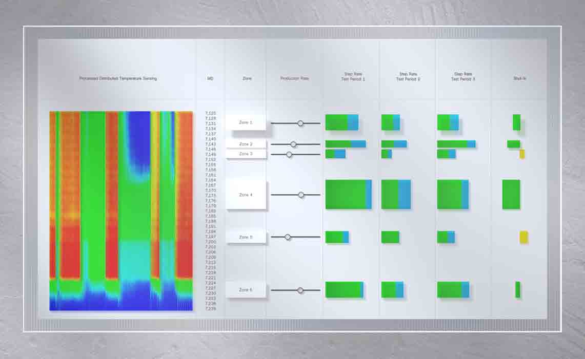 Intelligent completions Manara software screen