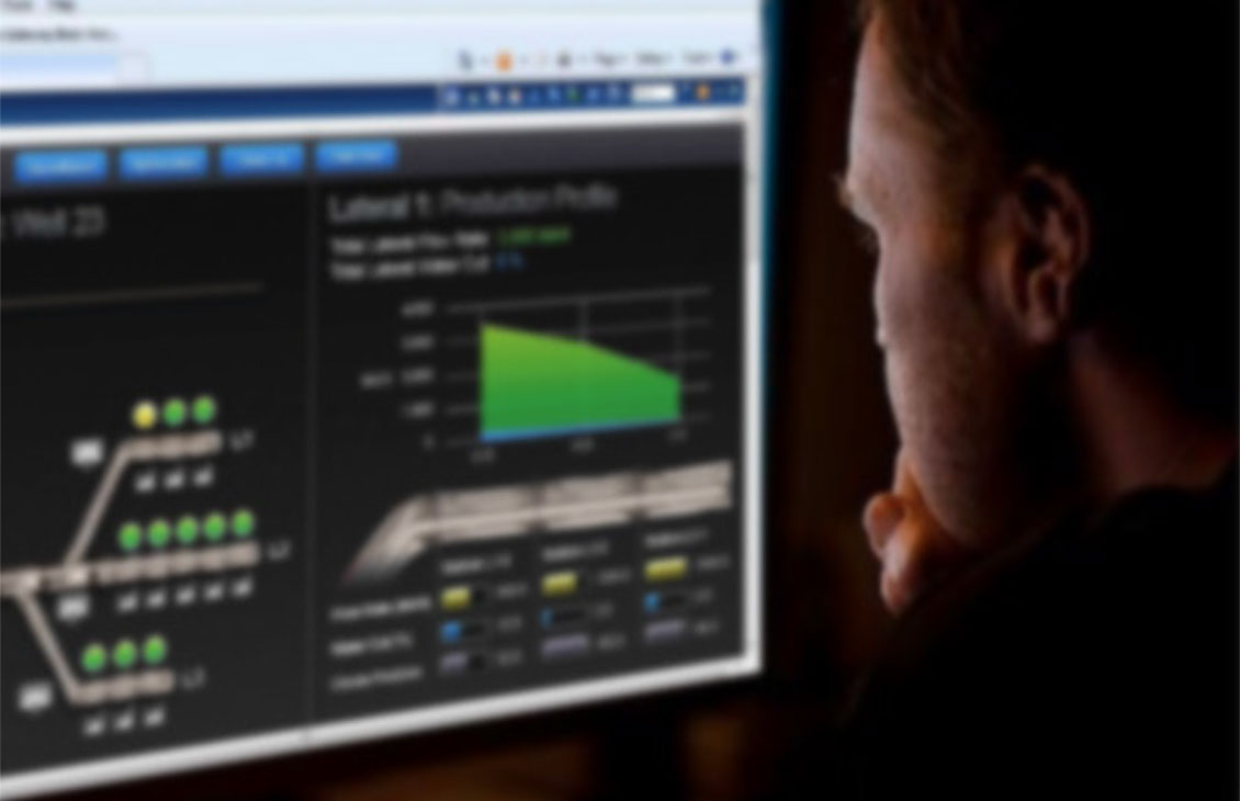 Operator viewing Manara system data on a monitor.