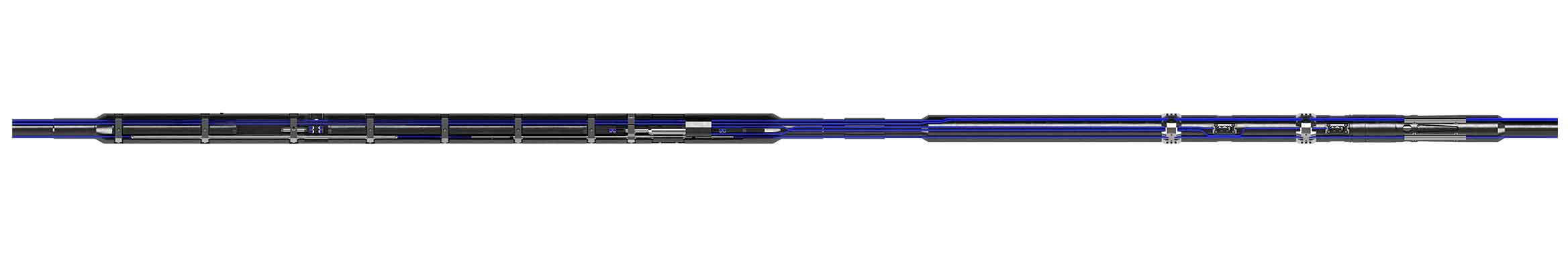 Vana interval control valve with a universal electrohydraulic module mounted on a Metris system gauge mandrel.