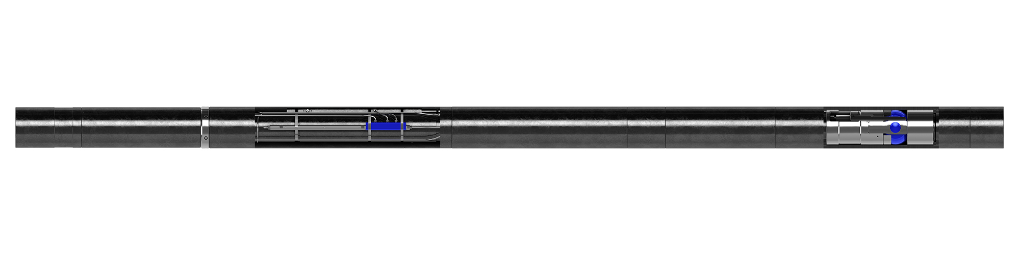 3D render of FIV-III dual-trigger formation isolation valve.