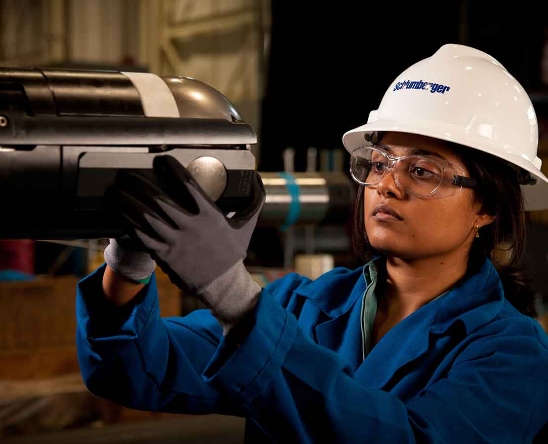 Schlumberger Worker Inspection an Isolation Valve