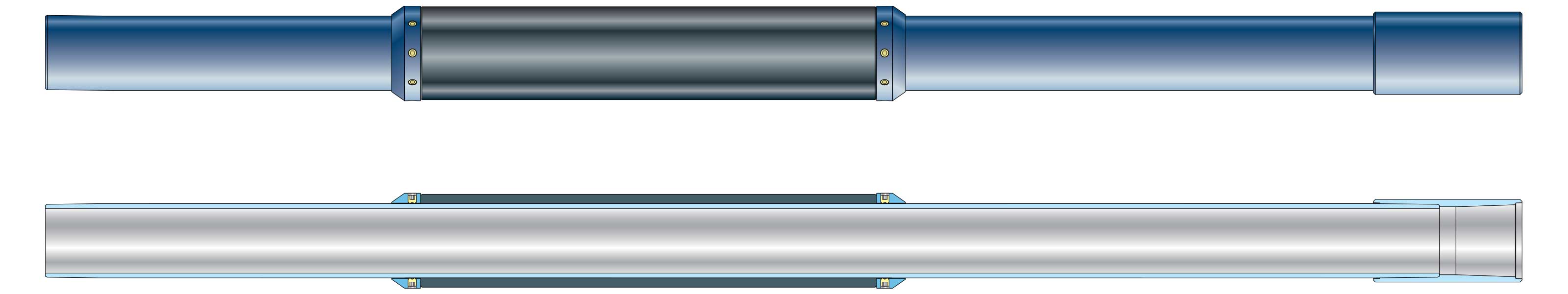 ResPack swellable bonded-to-pipe packer