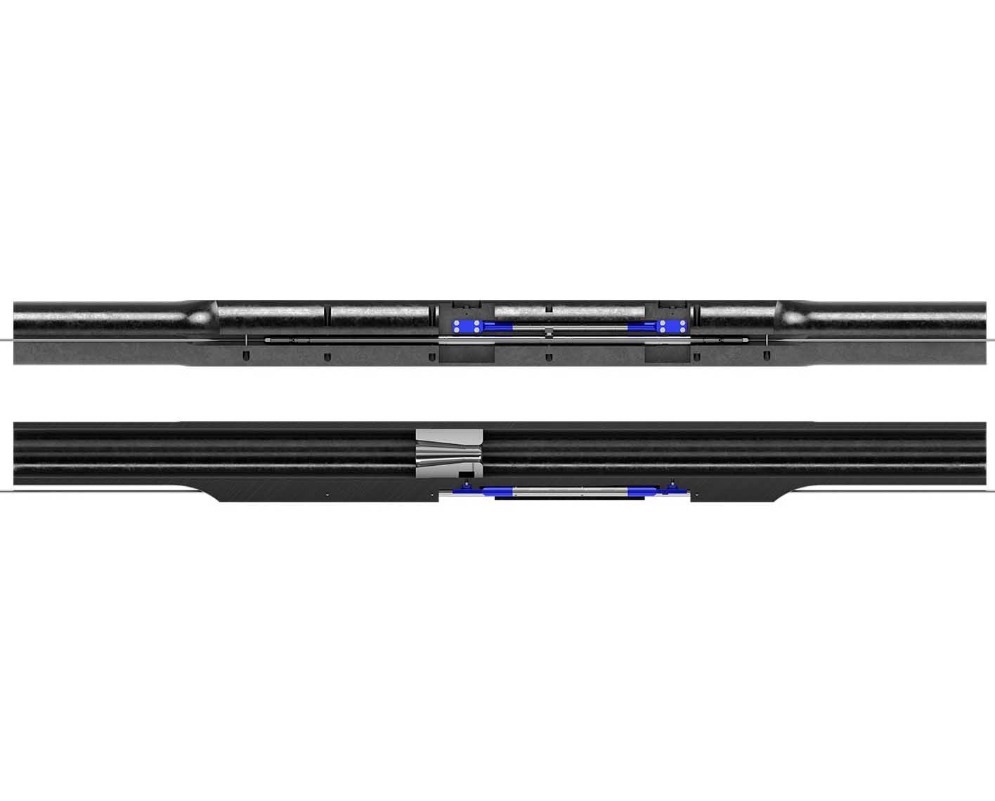 Rendering of FloWatcher flow rate, fluid density, and PT monitoring system.