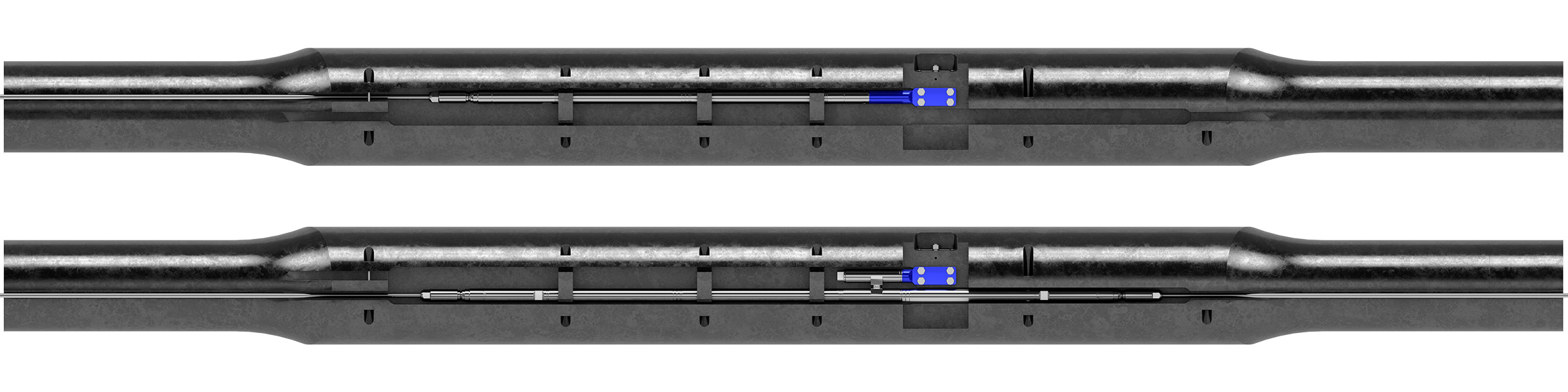 Metris Evolve permanent PT gauge in single-gauge and multidropped mode.