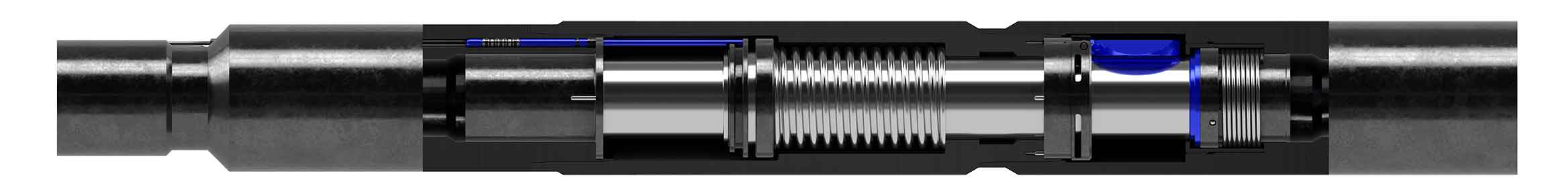 Cutaway view of Integrity CCS subsurface safety valve showing its internals.