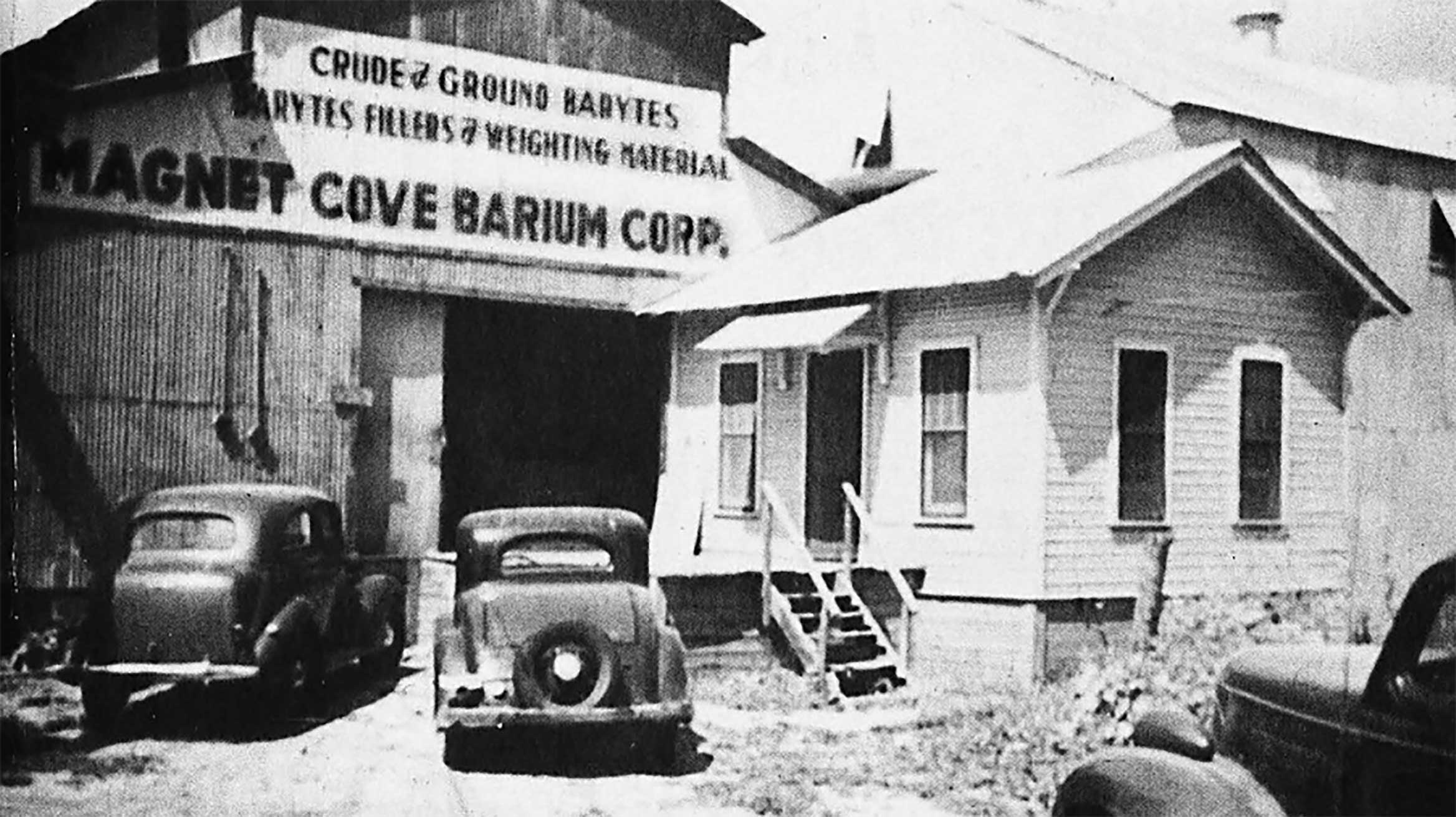 M-I Swaco First Office, Magnet Cove Barium Corp, Malvern, Arkansas, 1940s  