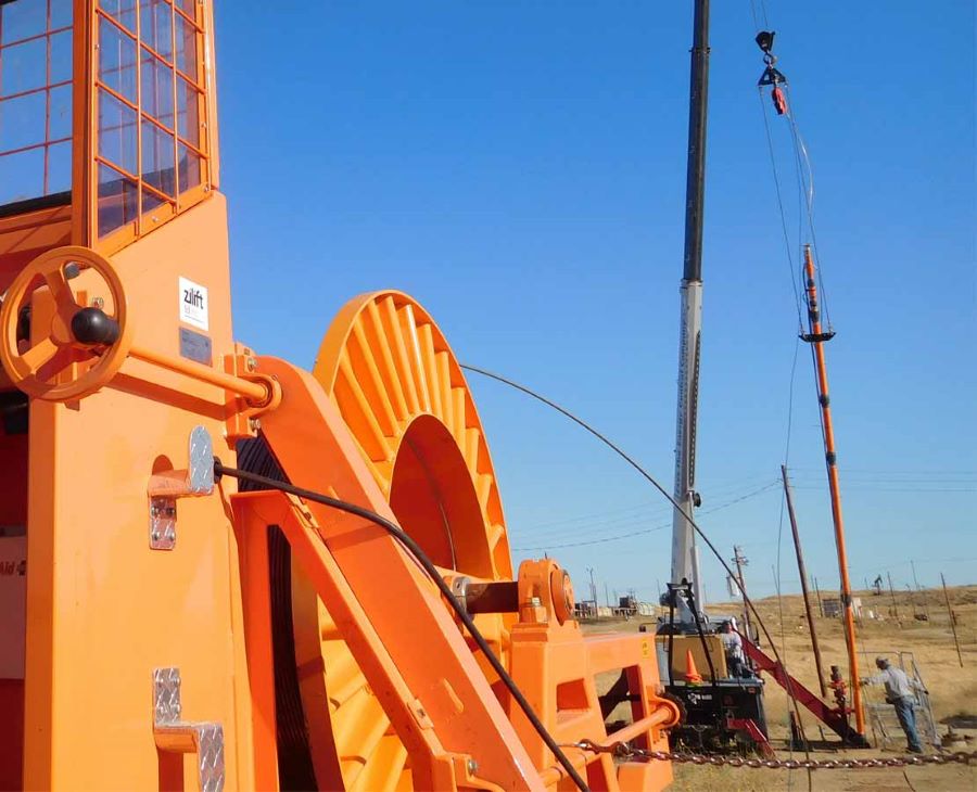 Rig up.