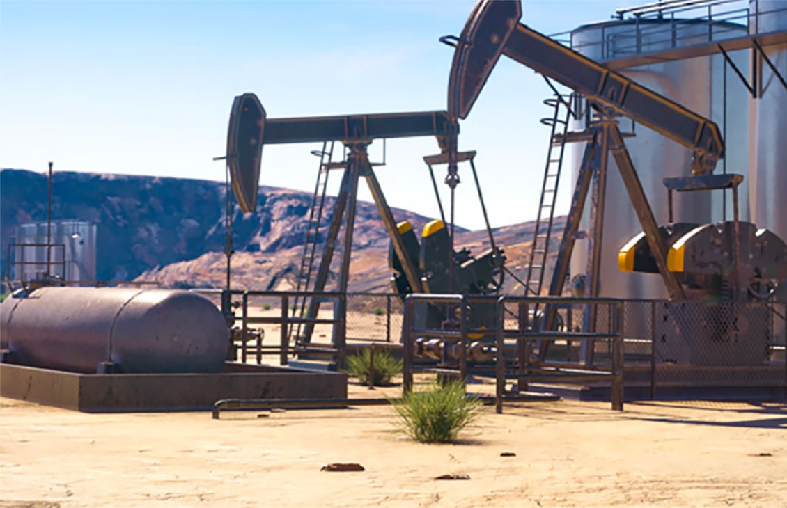 EPA’s methane rules - image shows drilling pumps
