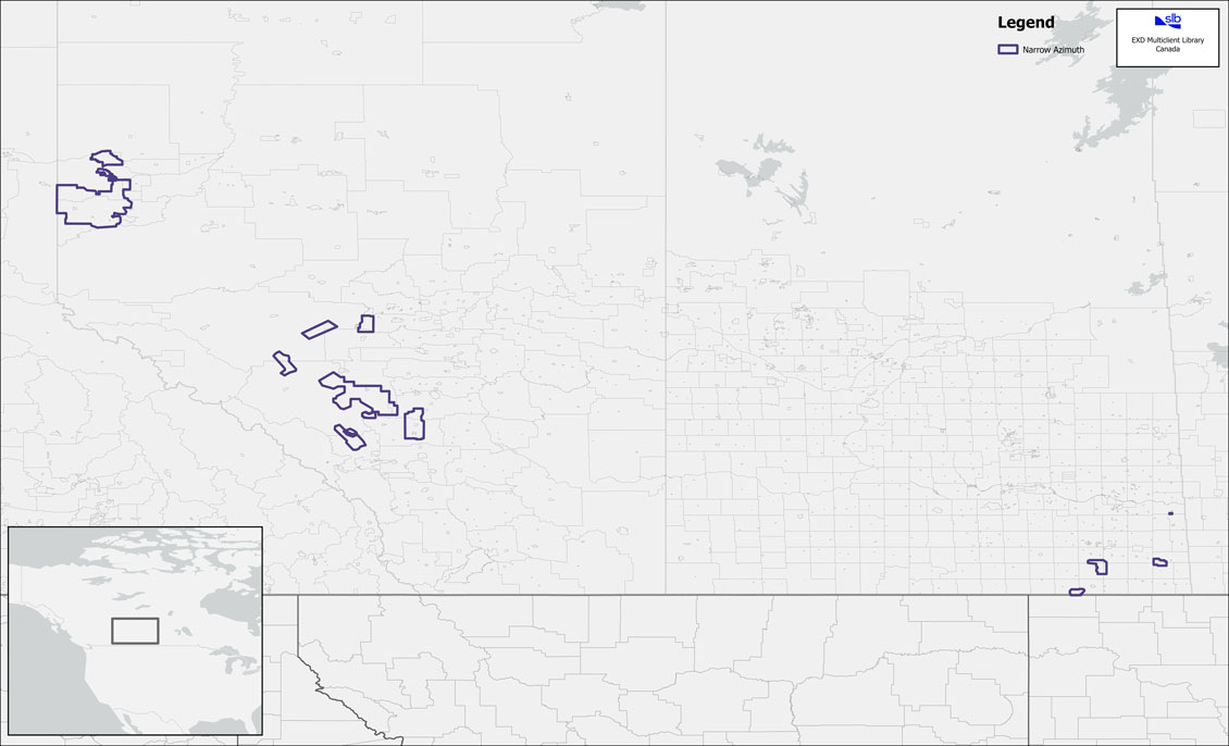 Canada regional map