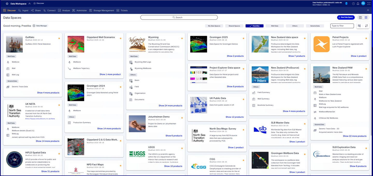 Lumi data workspace