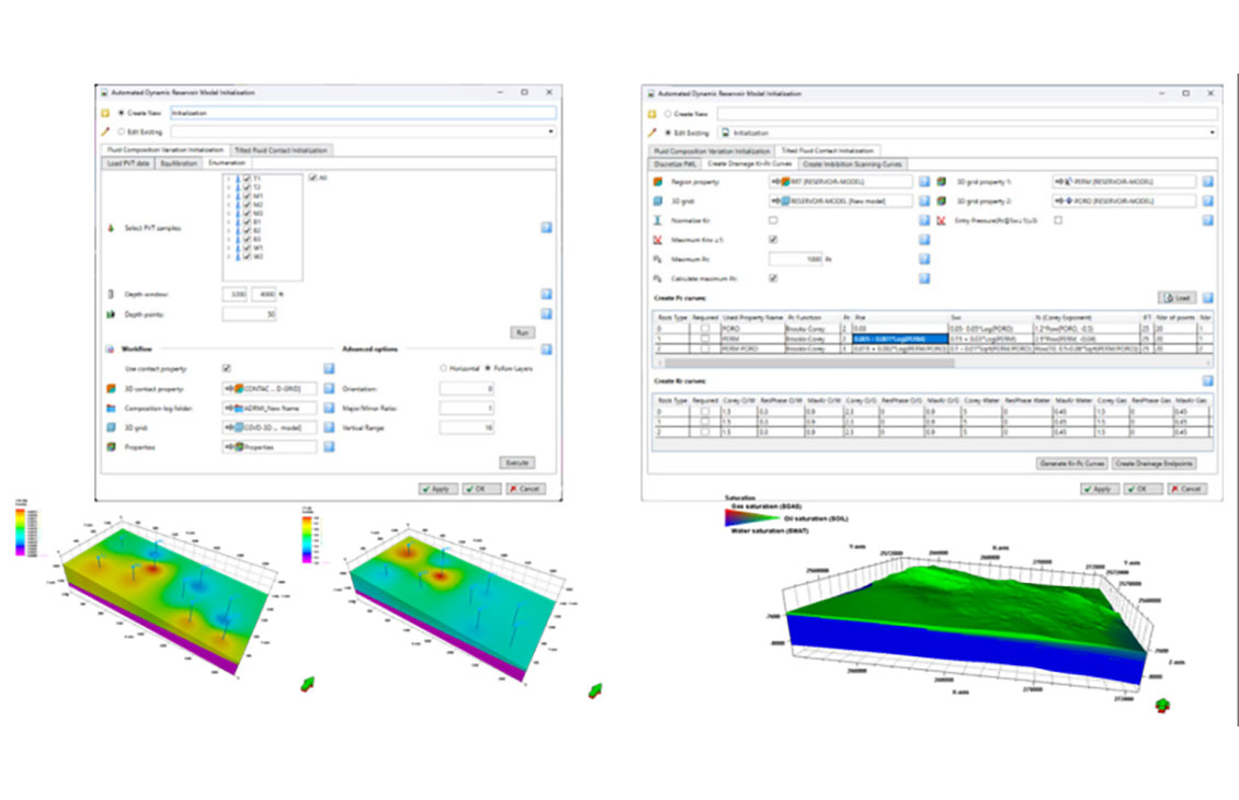 Automated-dynamic-reservoir-model-initialization