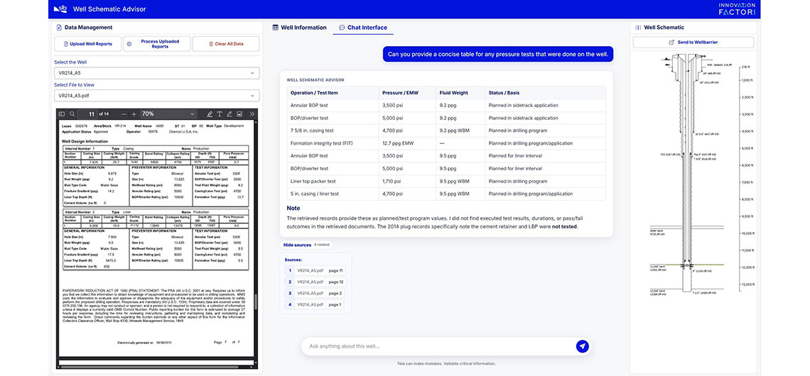 Well Schematic Advisor 