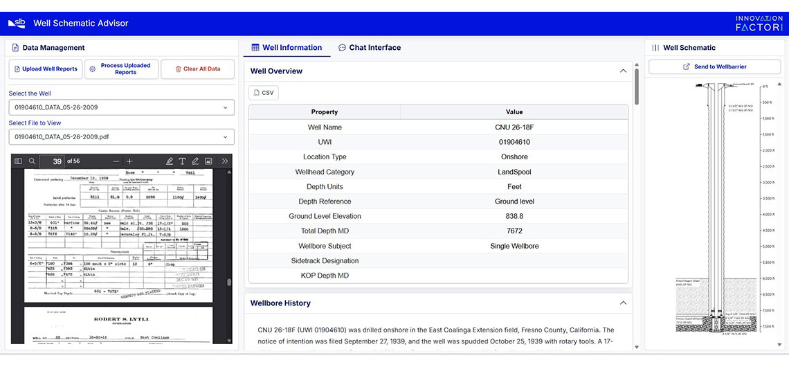 Well Schematic Advisor 