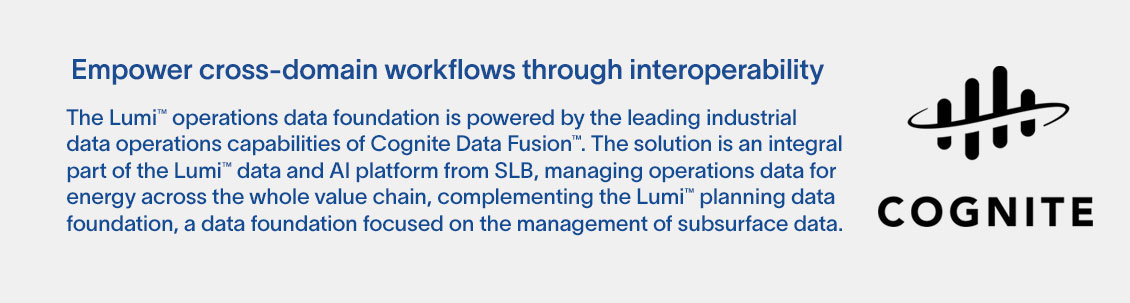 Cross-domain workflows through interoperability - Cognite