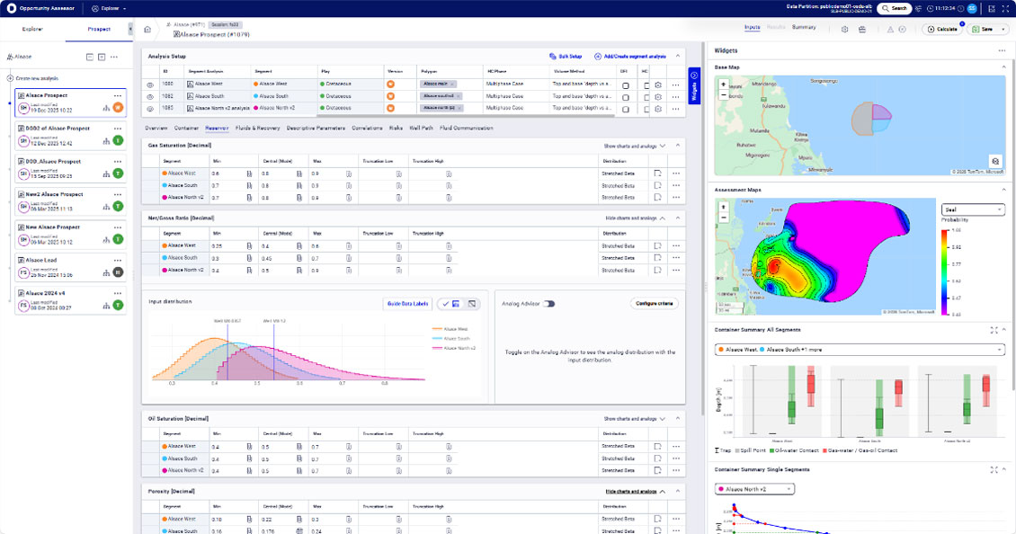 Prospect view in the Opportunity Assessor