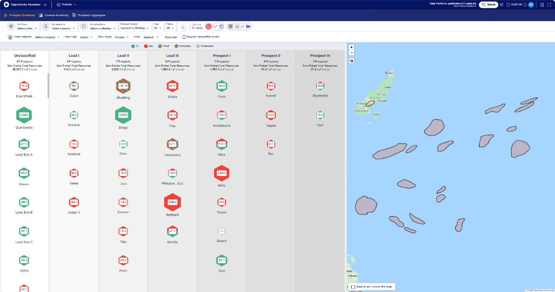 Aggregates database supporting portfolio-level rollups, comparison, insights, and reporting